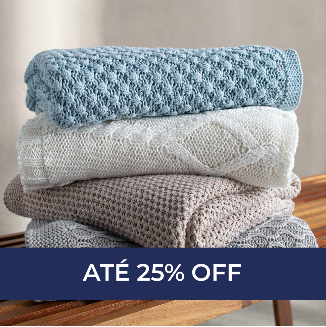 Almofadas, Cestos e Mantas