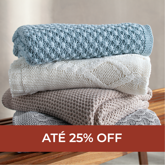 Almofadas, Cestos e Mantas