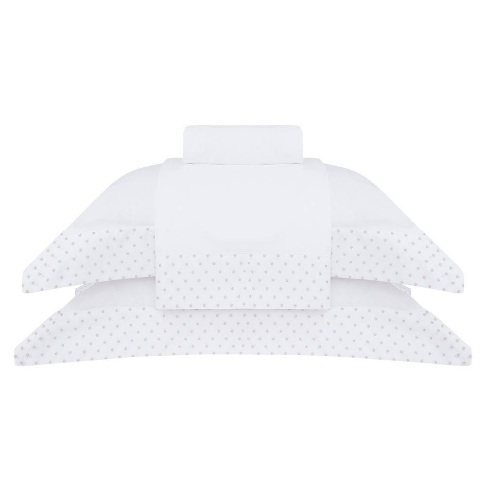 Branco c/ bordado Bege Mocha