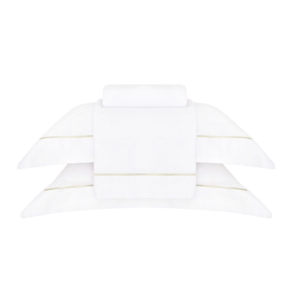 Branco c/ ponto cheio Bege