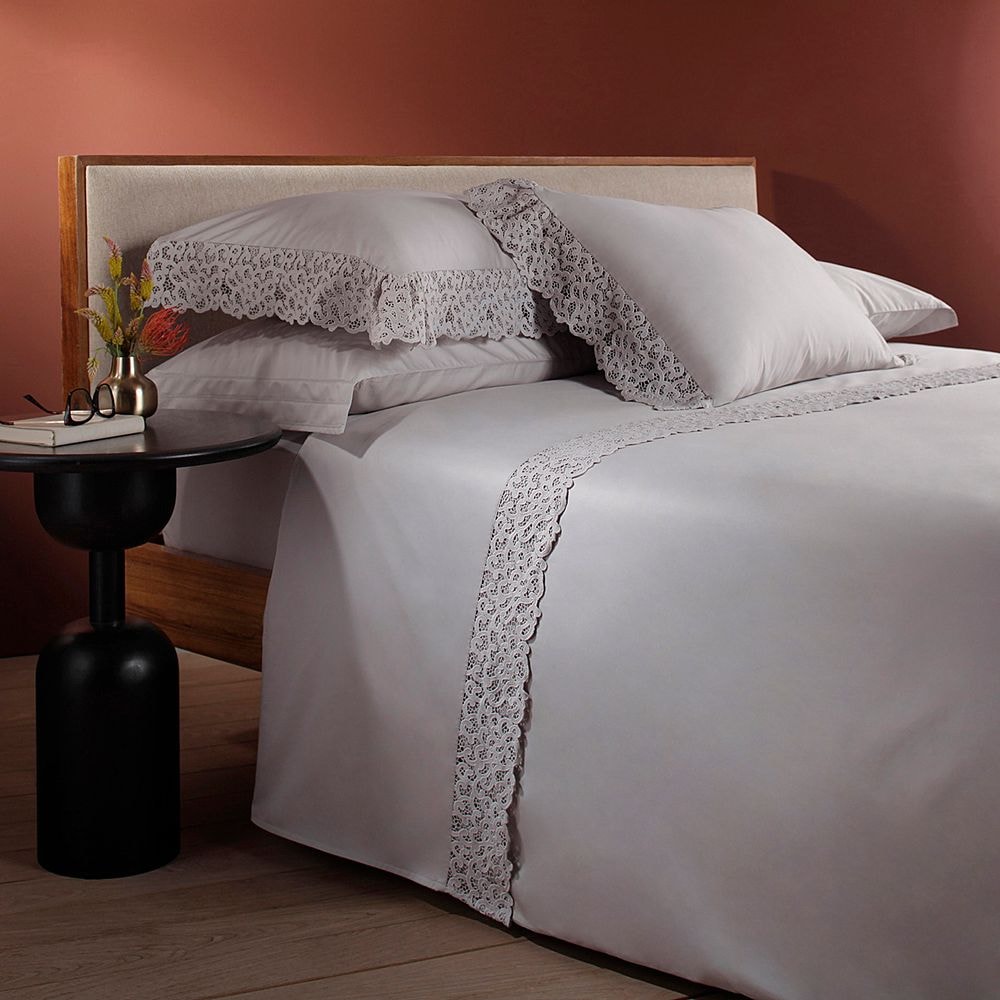 Cinza Heritage c/ renda Cinza