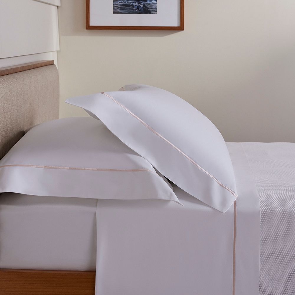 Branco c/ ponto cheio Rosa