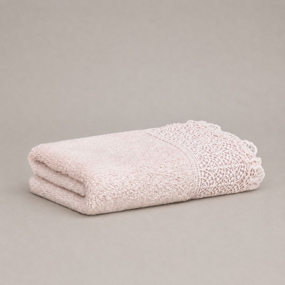 Rosa Blush c- renda rosa